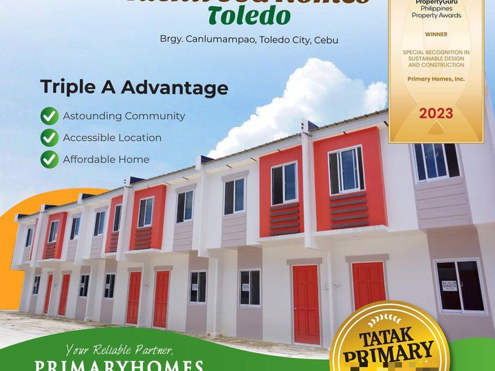 2-bedroom Rowhouse For Sale in Toledo Cebu