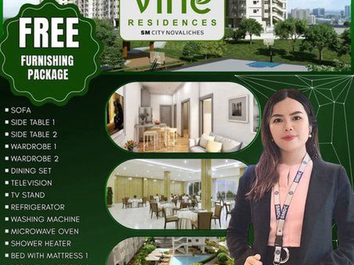 Affordable Condominium w/ FREE Furnishing package in Quezon City (2Bedroom w/ Balcony)