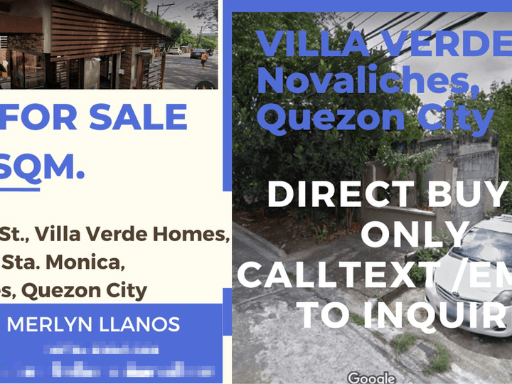 For sale 240 SQM vacant lot w/ complete documents at Villa Verde Subd.