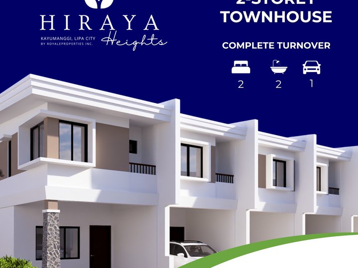 2-floor and 2-bedroom Townhouse (corner lot)