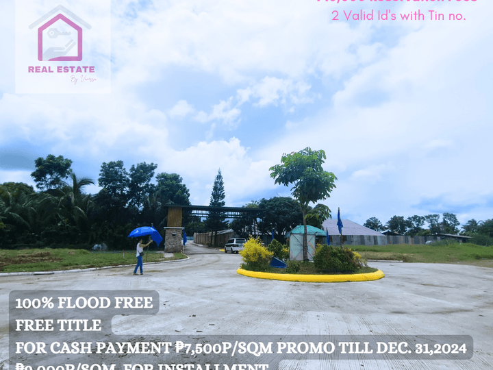 100% Flood free Affordable Lot for sale at Mendez Cavite