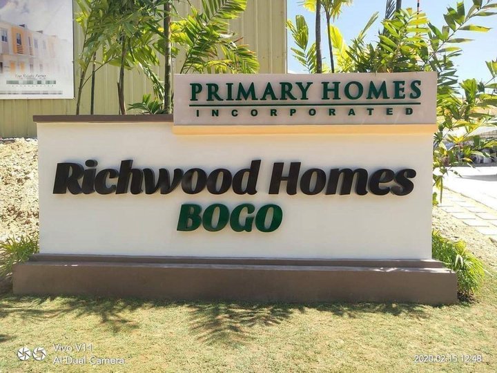 RENT TO OWN HOUSE & LOT RICHWOOD HOMES BOGO BRGY. LAPAZ BOGO CITY CEBU