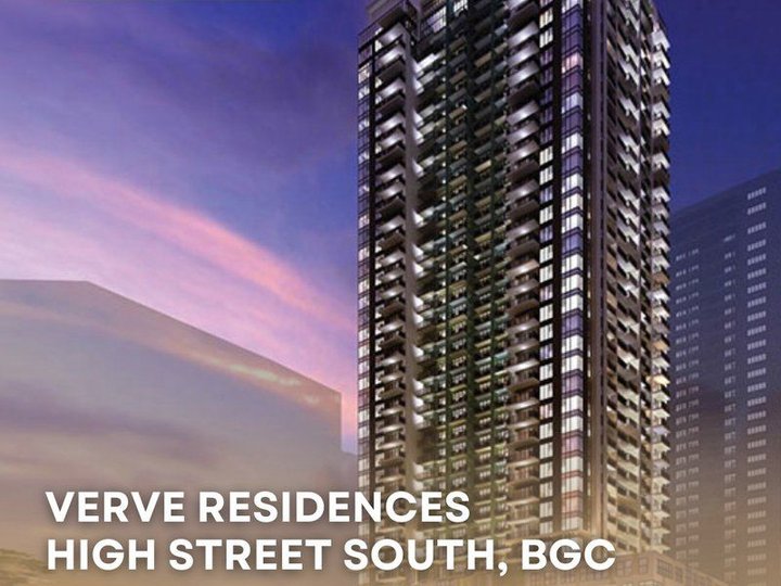 FOR LEASE: VERVE RESIDENCES HIGH STREET SOUTH, BGC