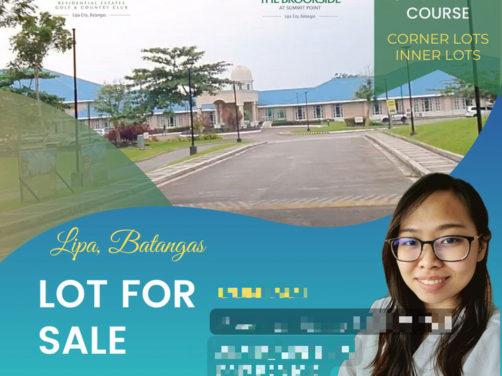 150 sqm Cash Price The Brookside Summit Point Lipa Batangas