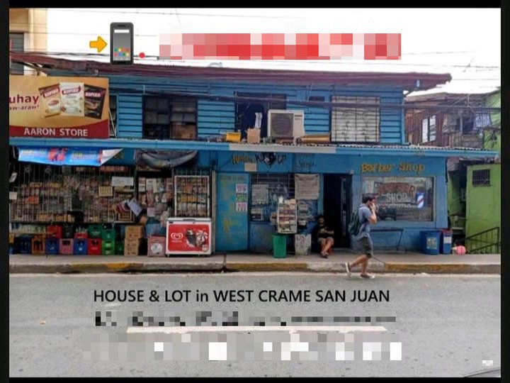 House and lot for sale West Crame San Juan With income of 111k per month Price: 24,000,000