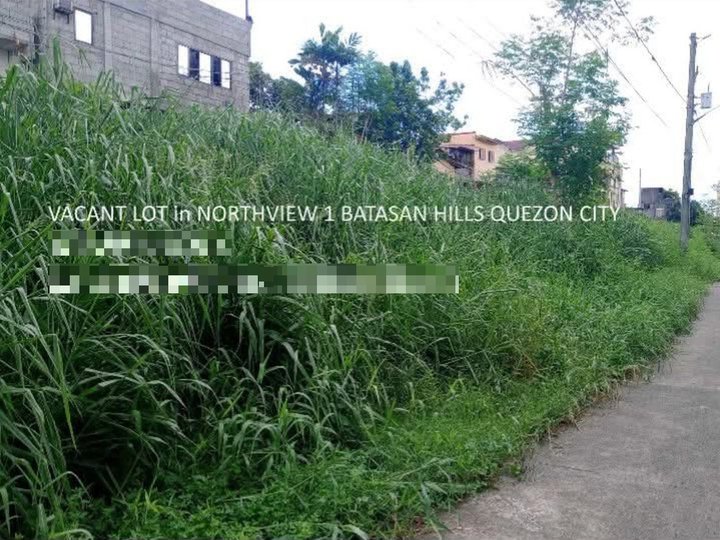 -VACANT LOT 4 SALE- NORTHVIEW 1 BATASAN HILLS QC LOT AREA: 115 SQM PRICE: 2,530,000 09984687183