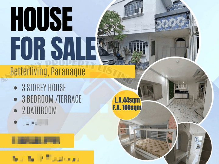 Pre-Owned 3-bedroom Single Attached House For Sale in Paranaque