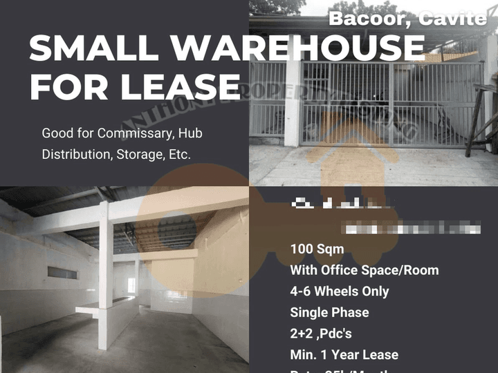 Warehouse For Rent in Bacoor Cavite