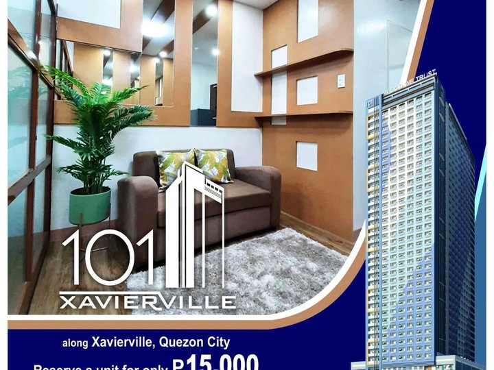 CITYLAND 101x Xavierville Studio 1 Bedroom Condo For Sale Katipunan QC