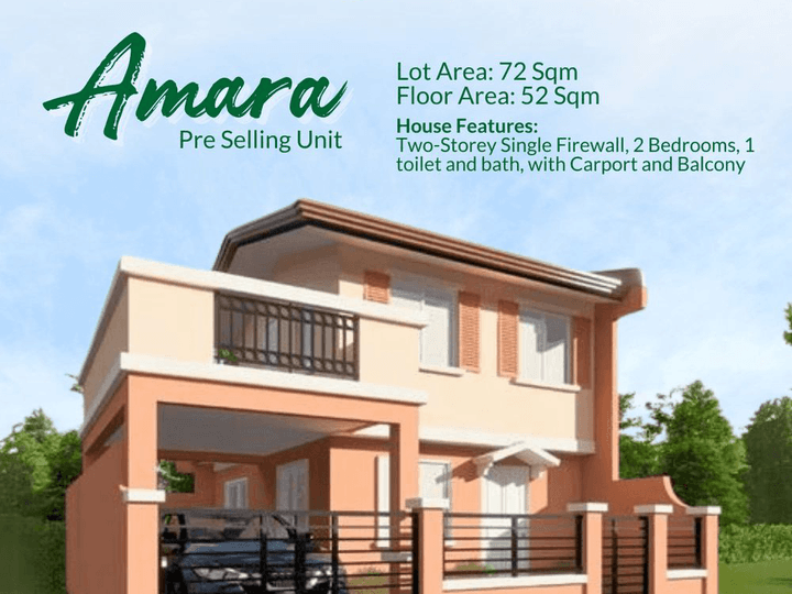 House For Sale: AMARA model 2 Bedrooms with Balcony in Baliwag, Bulacan