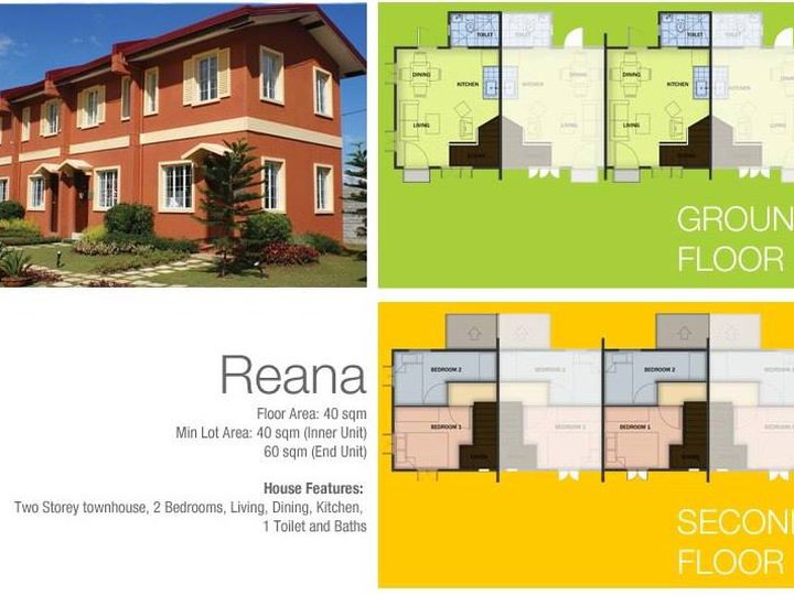 2-bedroom Single Attached House For Sale in Trece Martires Cavite