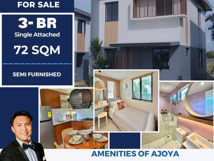 House and Lot For Sale 3-Bedroom Single Attached With Carport in Ajoya Pampanga
