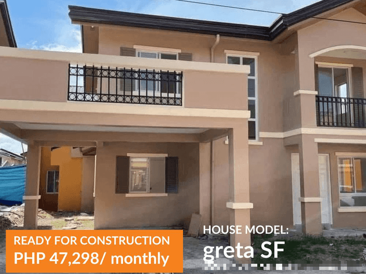 47K/Mo- Deatched House + Balcony & Car Garage ,5BR+ 3 Bath w/ Bathtub (Preselling ON SALE)