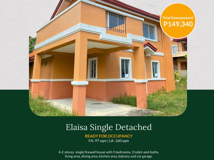 149K RFO "Elaisa" Detached w/ Balcony in Carcar City