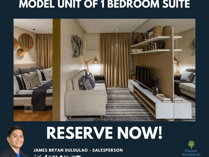 ONE BEDROOM UNIT FOR SALE 30SQM IN MANDALUYONG NEAR MEGAMALL