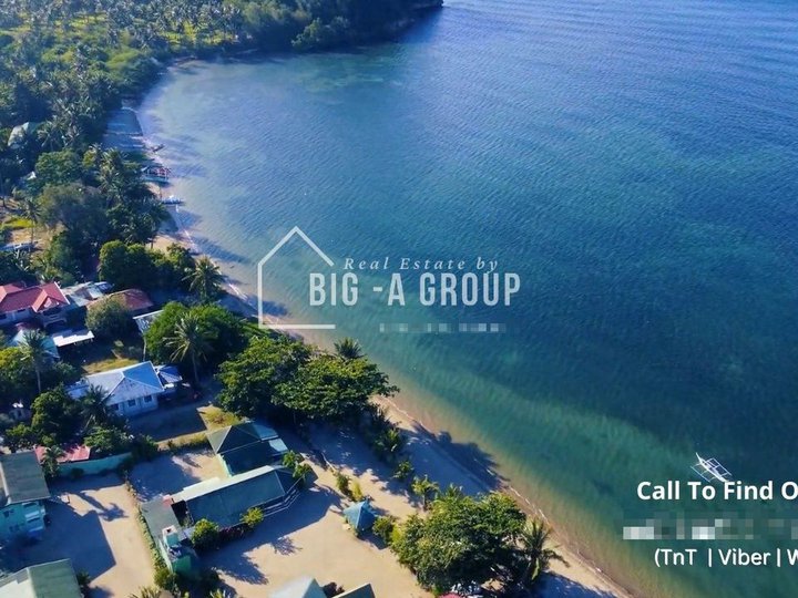 Beach Lot Property For Sale in Puerto Galera near Balatero Port