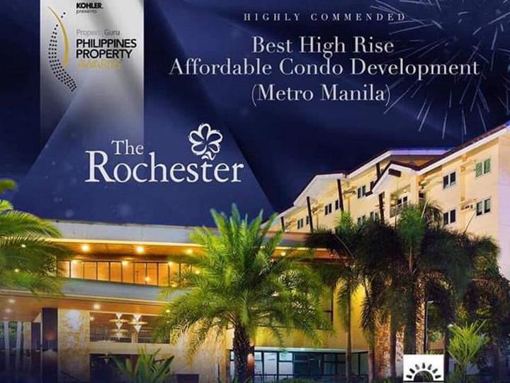 Promo Condo 2 Bedroom with balcony 42 sqm in Rochester Garden near BGC Taguig