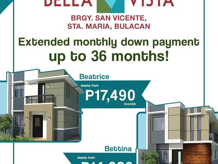 affordable monthly for as low as 11K /mo 3br house and lot in Bulacan