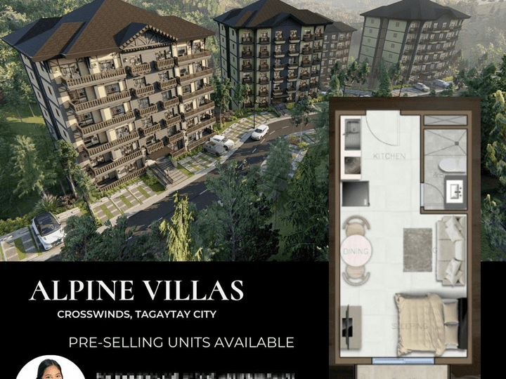 68.44 sqm 1-bedroom unit w/ pine tree view For Sale in Tagaytay Cavite