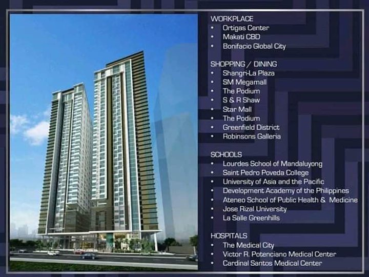 10K MONTHLY PRE SELLING CONDO STUDIO NO DOWN PAYMENT NEAR SM MEGAMALL
