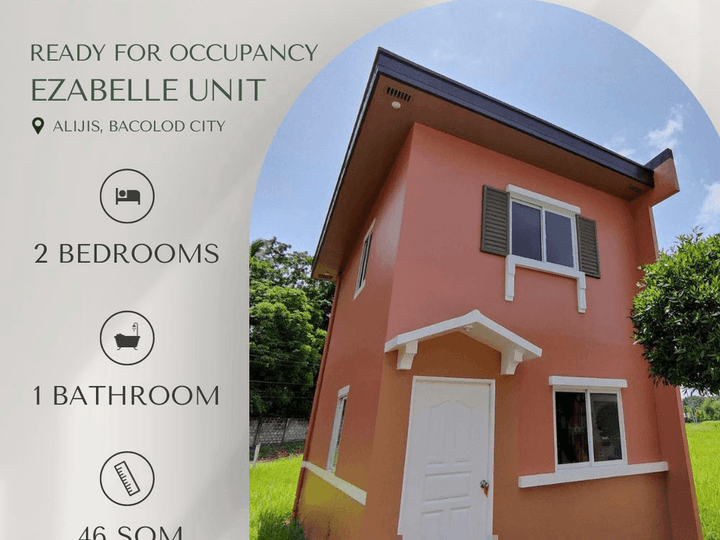 Camella 2-BR Home Ezabelle Model | House and Lot for Sale in Bacolod