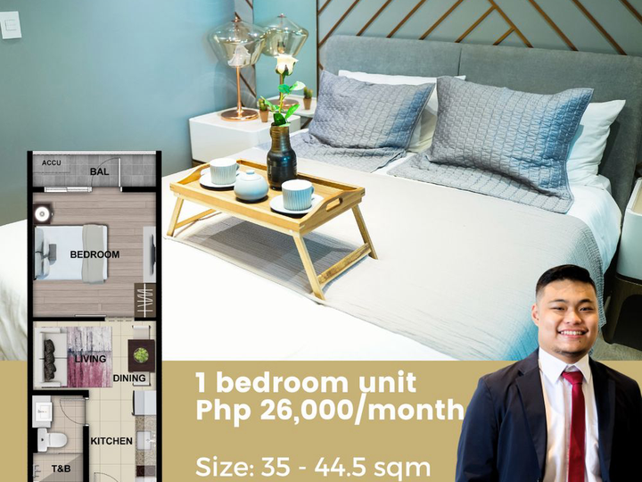 Pre-selling 35.00 sqm 1-bedroom Condo For Sale