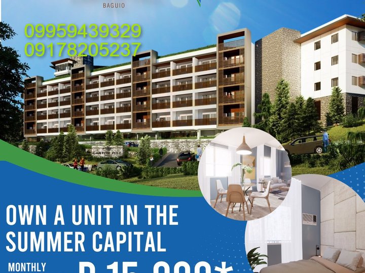 Studio Condo for sale in Baguio City Canyon Hill Vista Residences