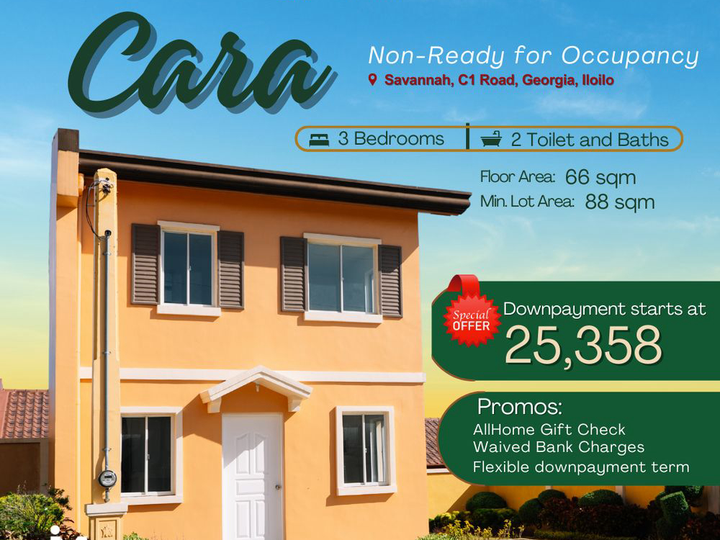 NRFO 3BR CARA HOUSE AND LOT FOR SALE IN ILOILO