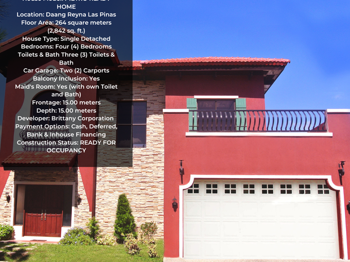 PIETRO - NRFO HOUSE AT PORTOFINO HEIGHTS (PHASE 2, BLOCK 11, LOT 1)