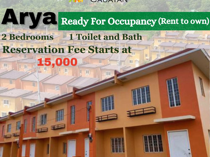 Rent to owan in Cauayan City- 2 bedroom Arya RFO Installment