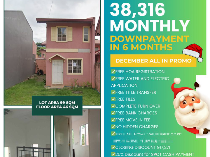 Ready For Occupancy 2-bedroom Single Attached House For Sale in San Jose Del Monte Bulacan