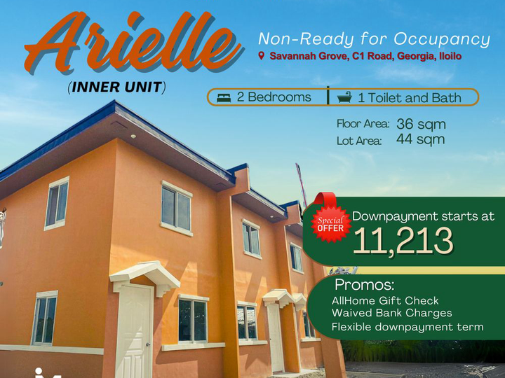 NRFO 2BR TOWNHOUSE INNER UNIT & LOT FOR SALE IN ILOILO