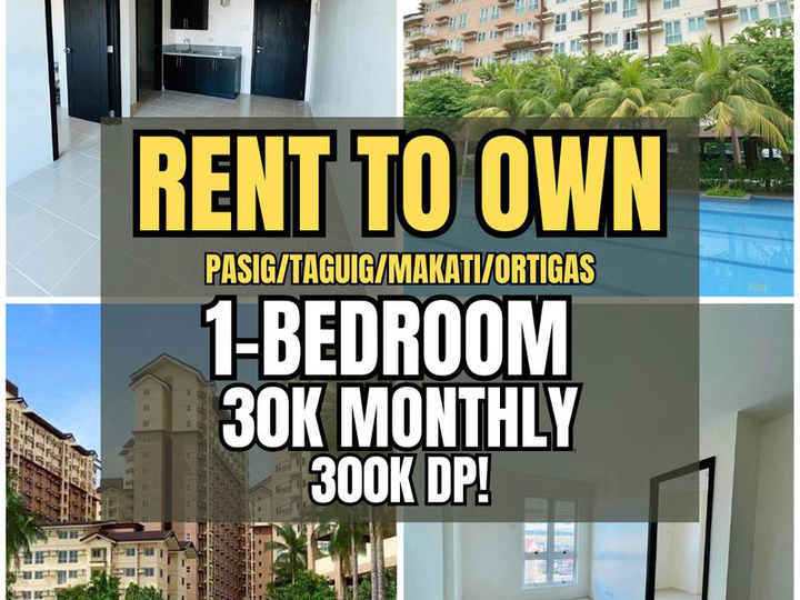 1-Bedroom Condo For Sale in Rochester Pasig 30K Monthly 300K DP! near BGC Taguig Makati FREE AIRCON