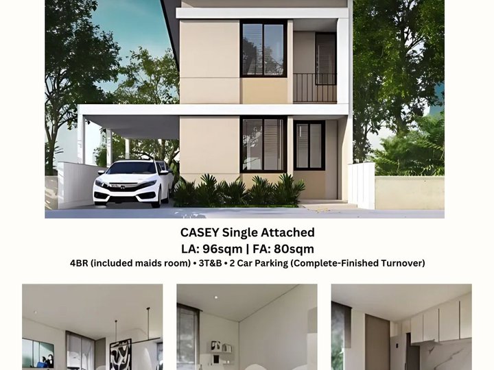 4-bedroom Single Attached House For Sale