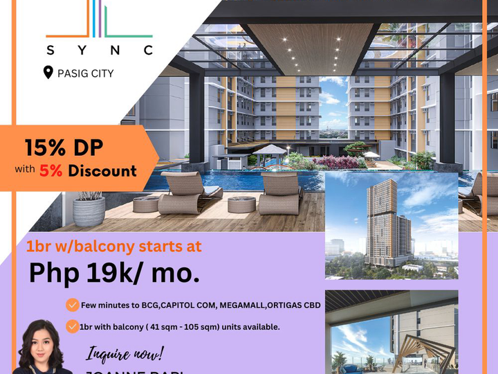 Condo for sale newly launch with 5% discount Sync Residences Tower N