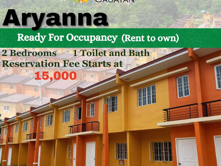 Rent to own in Cauayan City- 2 Bedroom Aryanna RFO unit Installment