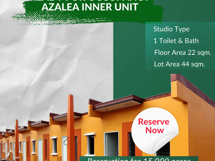 Ready to Move-in Bungalow Azalea Inner Unit in Numancia,Aklan