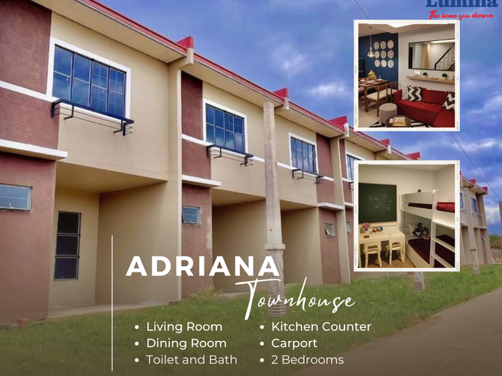 Lumina 2-bedroom Townhouse For Sale in Calumpit Bulacan