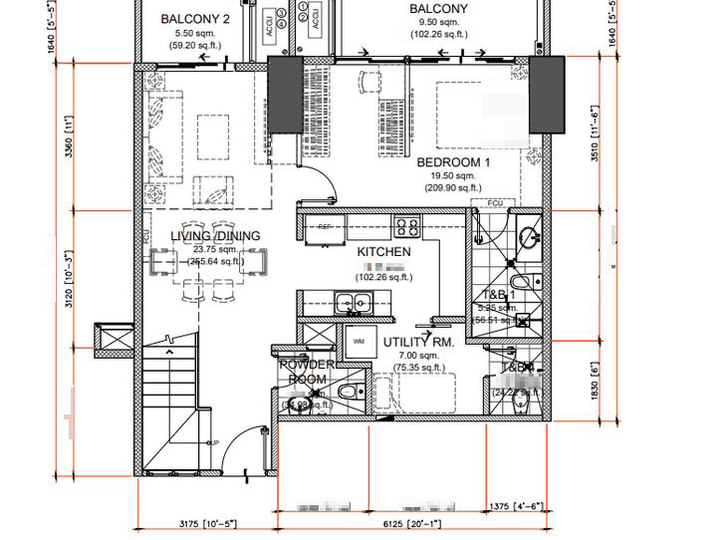 3BR LOFT UNIT 140-245 SQM PRESLLING THE ERIN HEIGHTS BY DMCI HOMES