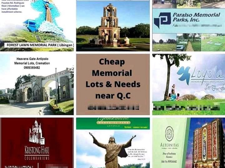 Cheap Memorial Lots and Services in NCR plus - Agent No. 09093365482