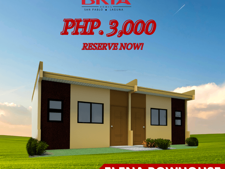 Elena Model of Bria Homes is the most affordable House and Lot