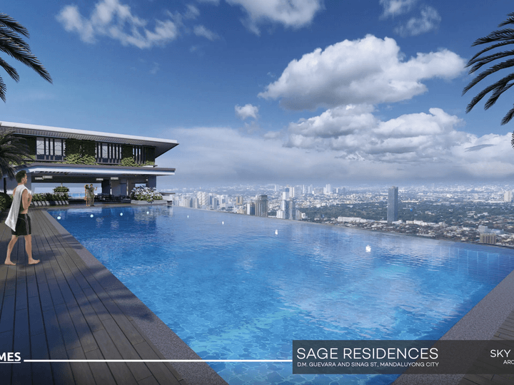 Pre-Selling Studio Type Condo Unit at Sage Residences in Mandaluyong Near SM Megamall