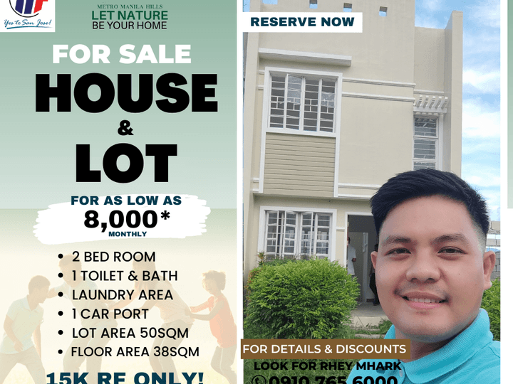 2-bedroom Townhouse For Sale in Rodriguez (Montalban) Rizal