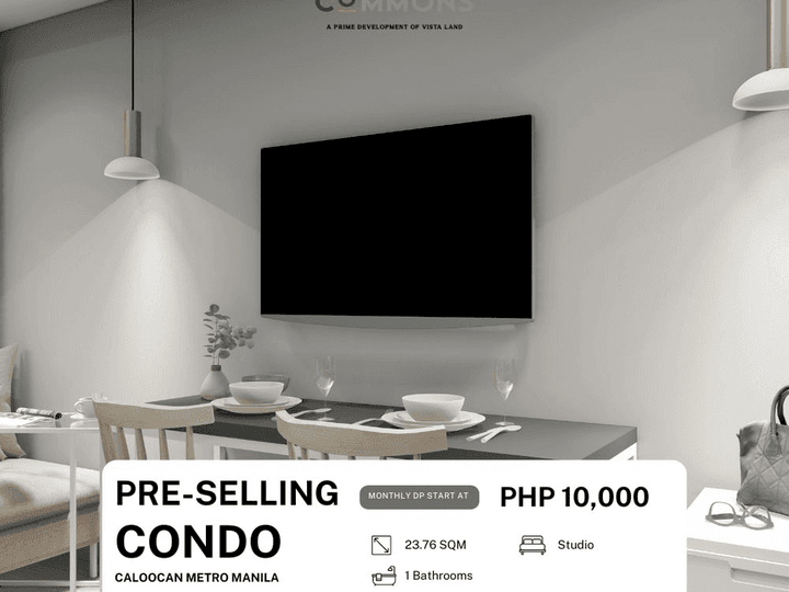 23.76 sqm Studio Condo For Sale in Caloocan Metro Manila