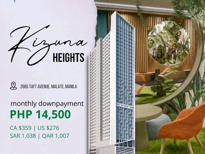 33.60 sqm 1 - bedroom Pre- Selling Condo for Sale in Manila