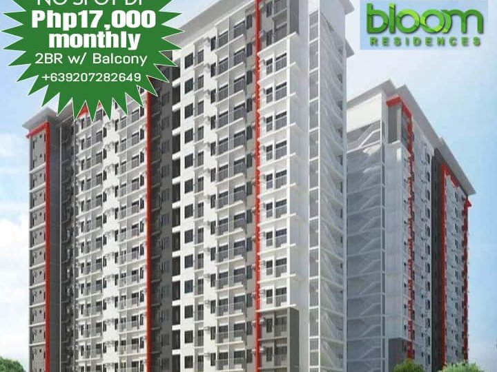 2 Bedroom w/ Balcony for Only Php17K Monthly