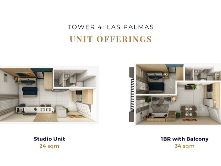 7F 23.76 sqm 1-bedroom Condo For Sale in Las Pinas Metro Manila