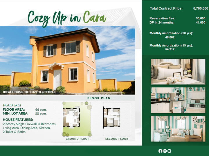 Pre-Selling 3-Bedroom Single Attached House in Antipolo City