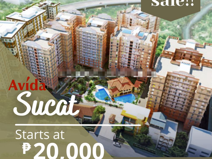 For Sale 2 Bedroom in Sucat, Avida Towers Sucat, Paranaque City