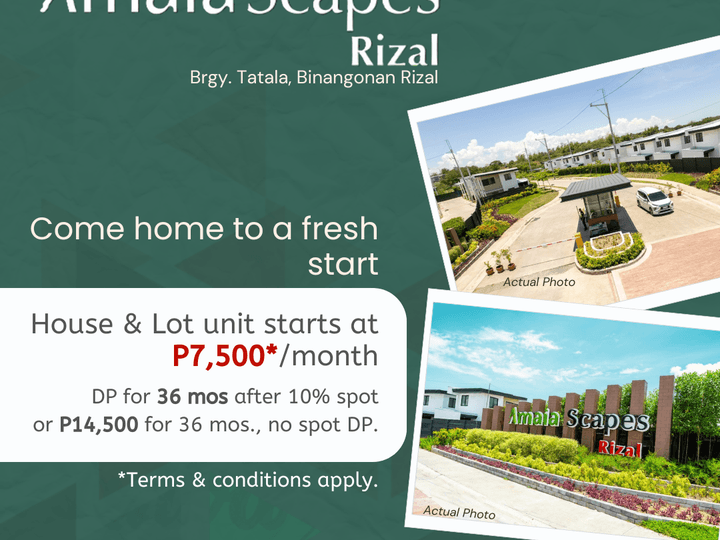 2-bedroom Pre-selling Single Detached House For Sale in AMAIA SCAPES Binangonan Rizal